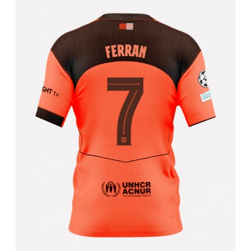 Barcelona Ferran Torres #7 Tredje trøje 2025-26 Kort ærmer Barcelona Ferran Torres #7 Tredje trøje 2025-26 Kort ærmer